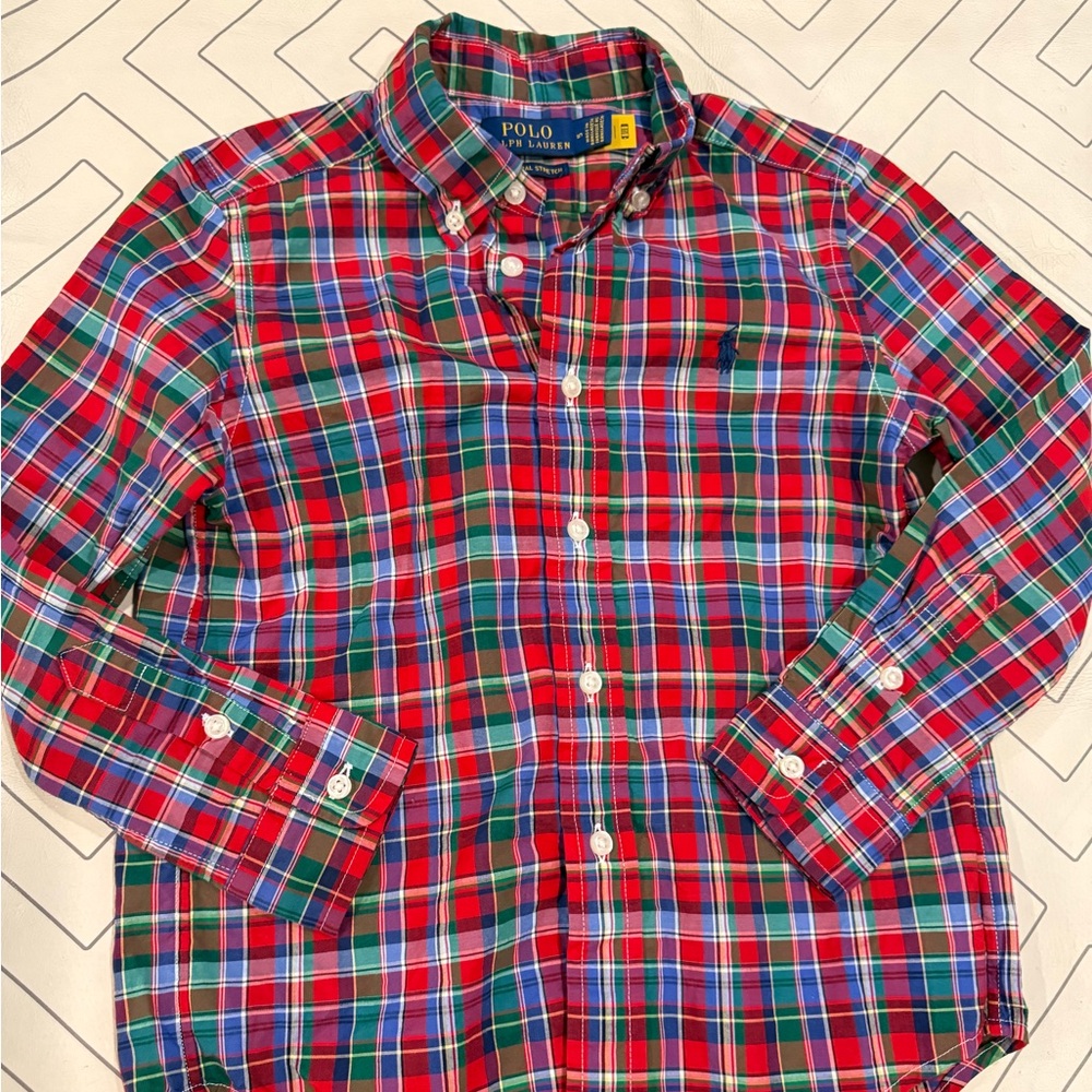Polo Ralph Lauren Holiday Plaid Dress Shirt - Picture 2 of 10